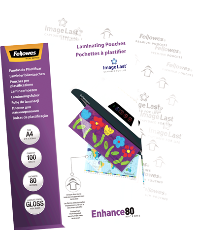 Image du produit Fellowes Améliorer 80 (A4, 100 pièce(s), 80 µm)