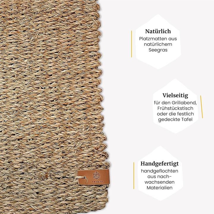 Image du produit Frihet Tischset aus Seegras (4 pcs, 40 x 30 cm)