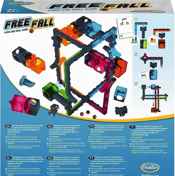 Actual product image Thinkfun Free Fall (Dutch, English, French, German, Italian, Portuguese, Spanish, 1 Players)