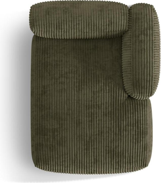 Image du produit Micadoni Chaise longue modulable droite, "Martina", 1 Place, 176x123x75 Fabriqué en Europe (Recamière)