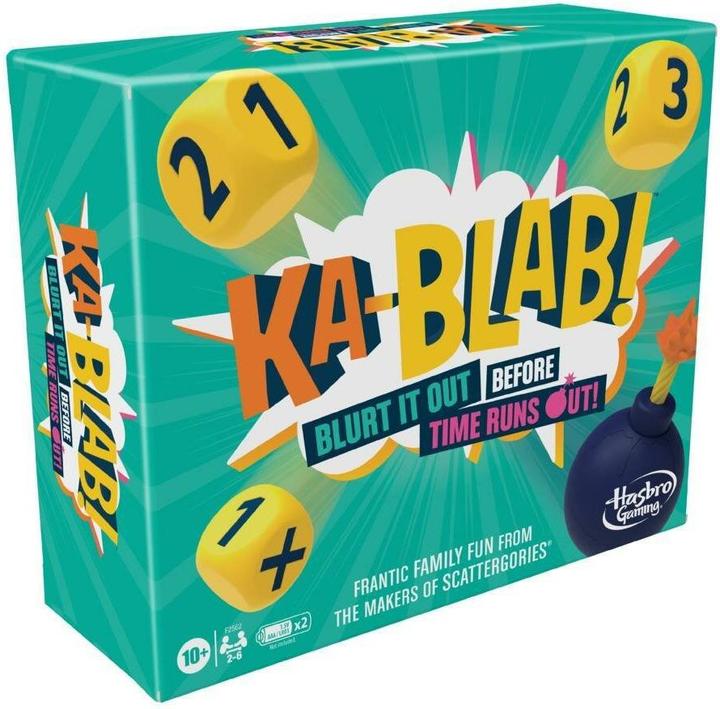 Hasbro Gaming Ka-Blab! Jeu de cartes de fête (Danois, Norvégien)