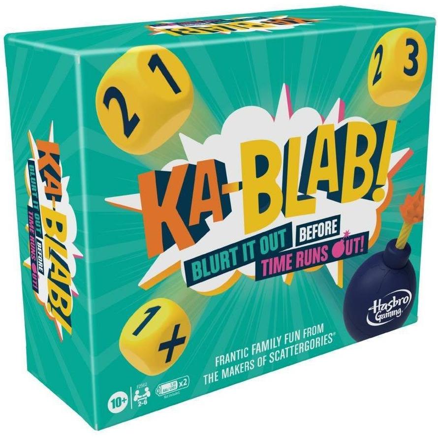 Hasbro Gaming Ka-Blab! Party-Kartenspiel (Dänisch, Norwegisch)