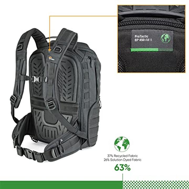 Immagine prodotto Lowepro ProTactic BP 450 AW Green Line (Zaino per fotocamera, 25 l)