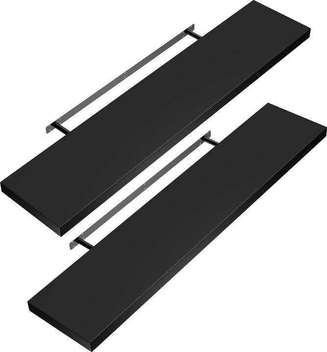 Set di 2 nero opaco
