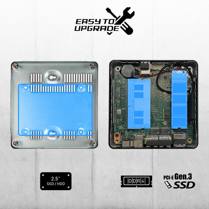 Actual product image MSI Cubi N ADL-006DE (Intel N200, 4 GB, 128 GB, Intel UHD Graphics)