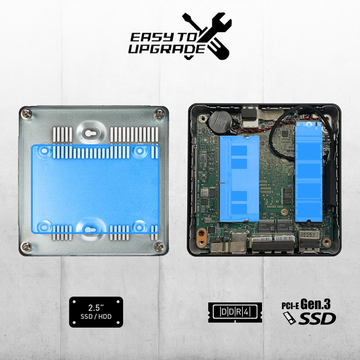 Produktbild MSI Cubi N ADL-006DE (Intel N200, 4 GB, 128 GB, Intel UHD Graphics)