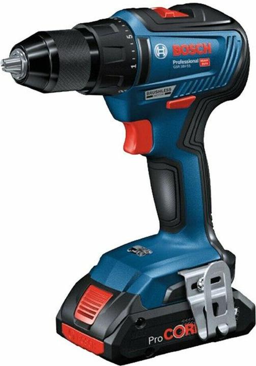 Actual product image Bosch Professional GSR 18V-55 (Rechargeable battery operated)