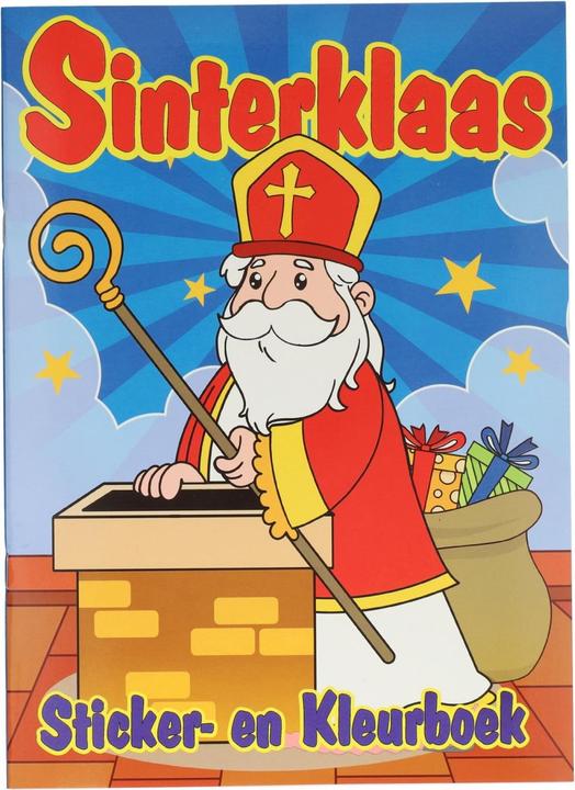 Produktbild Sinterklaas-Sticker und Malbuch