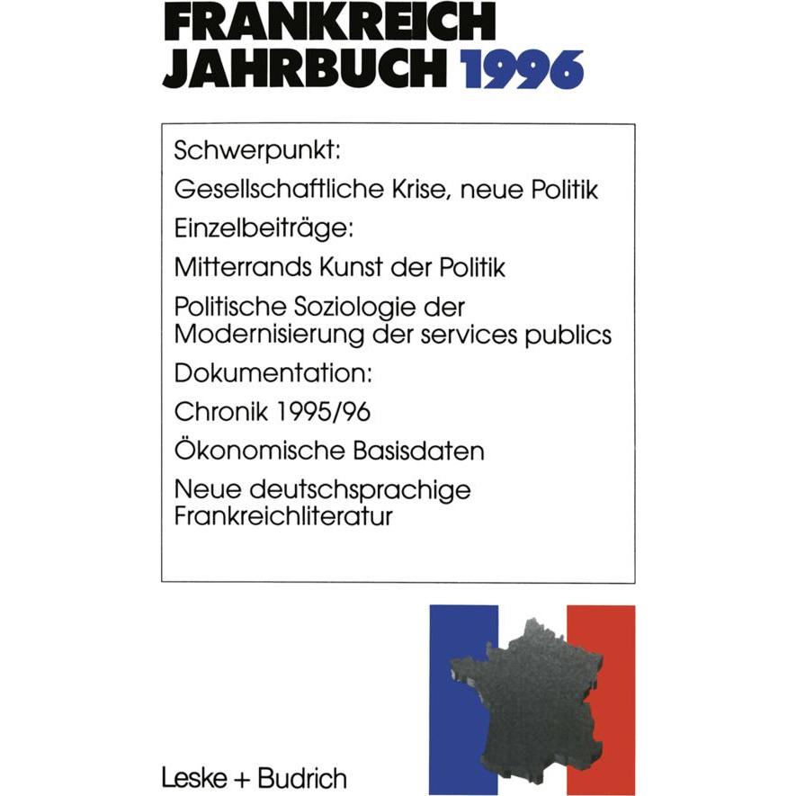 Frankreich-Jahrbuch 1996, Fachbücher