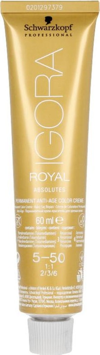 Actual product image Schwarzkopf IGORA ROYAL ABSOLUTES 5-50 60 ml