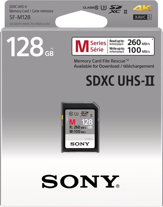 Actual product image Sony SF-M Tough (128 GB, SDXC, U3, UHS-II)
