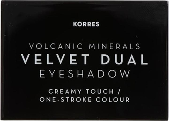 Image du produit Korres Yeux Volcanic Minerals Velvet Dual Eyeshadow Palette 28 Golden Amber / 3 g (Ambre doré)