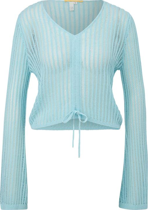 Produktbild s.Oliver Strickpullover Pullover mit verstellbarer Raffung (L, S)