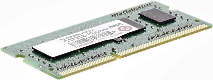 Produktbild Transcend SDRAM 2GB DDR3 1333MHz 204pin SO DIMM I (1 x 2GB, 1333 MHz, DDR3-RAM, SO-DIMM)