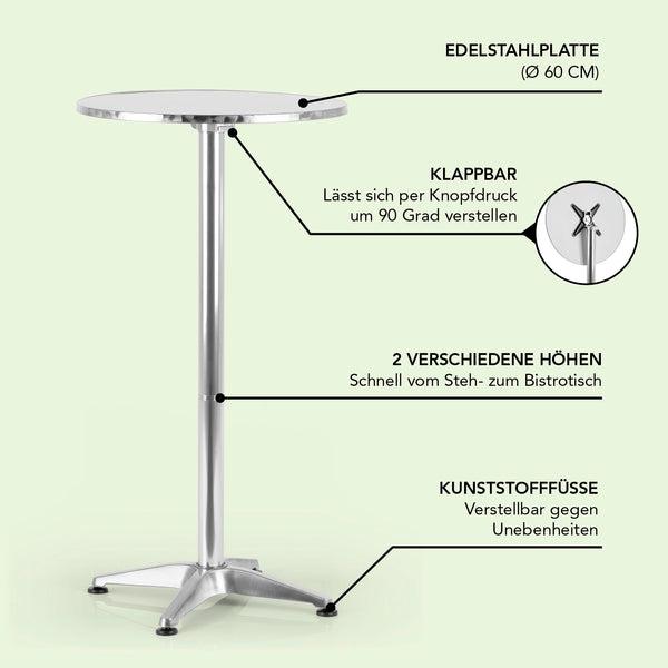 Image du produit Maxxmee Table de bar (Ø 60 x 115 cm)