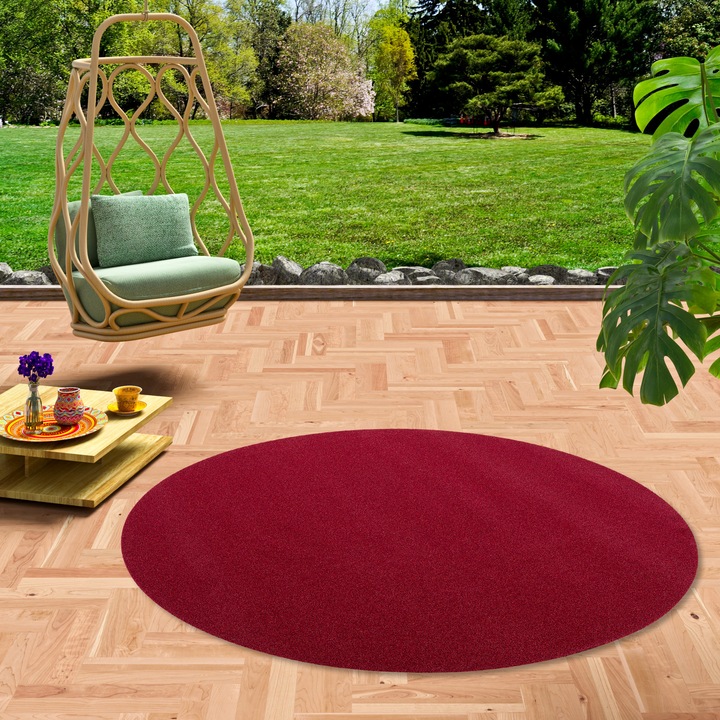 Actual product image Snapstyle Luxury Designer Artificial Turf Miami Round (133 x 133 cm)