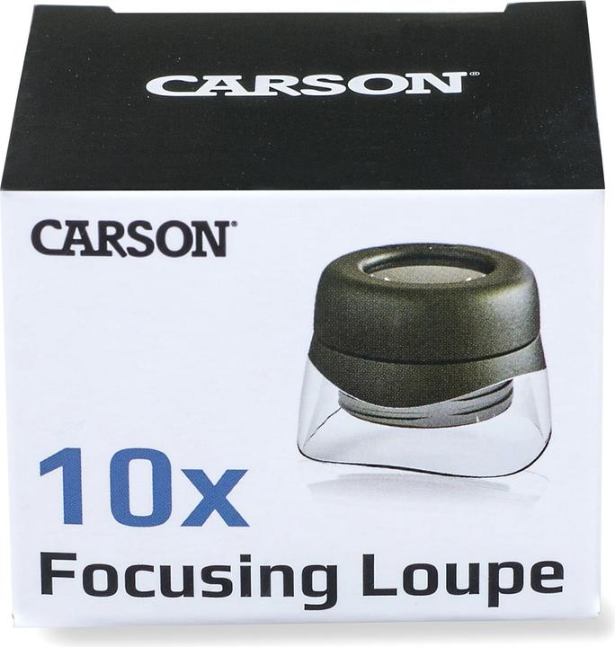 Actual product image Carson Optical LH-30 VersalLoupe 10x focusable magnifier