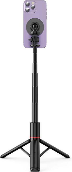 Actual product image Tech-Protect Selfie stick L06S Bluetooth magnetic with MagSafe, remote control, tripod up to 82cm an