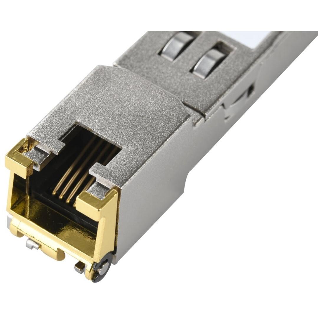 Thumbnail - BlueOptics Kompatibler Evertz SFPTR-RJ45-SGM-AV BO08C38S1 SFP Transceiver, Kupfer RJ45, 10/100/1000BASE-T, 100, Transcei...
