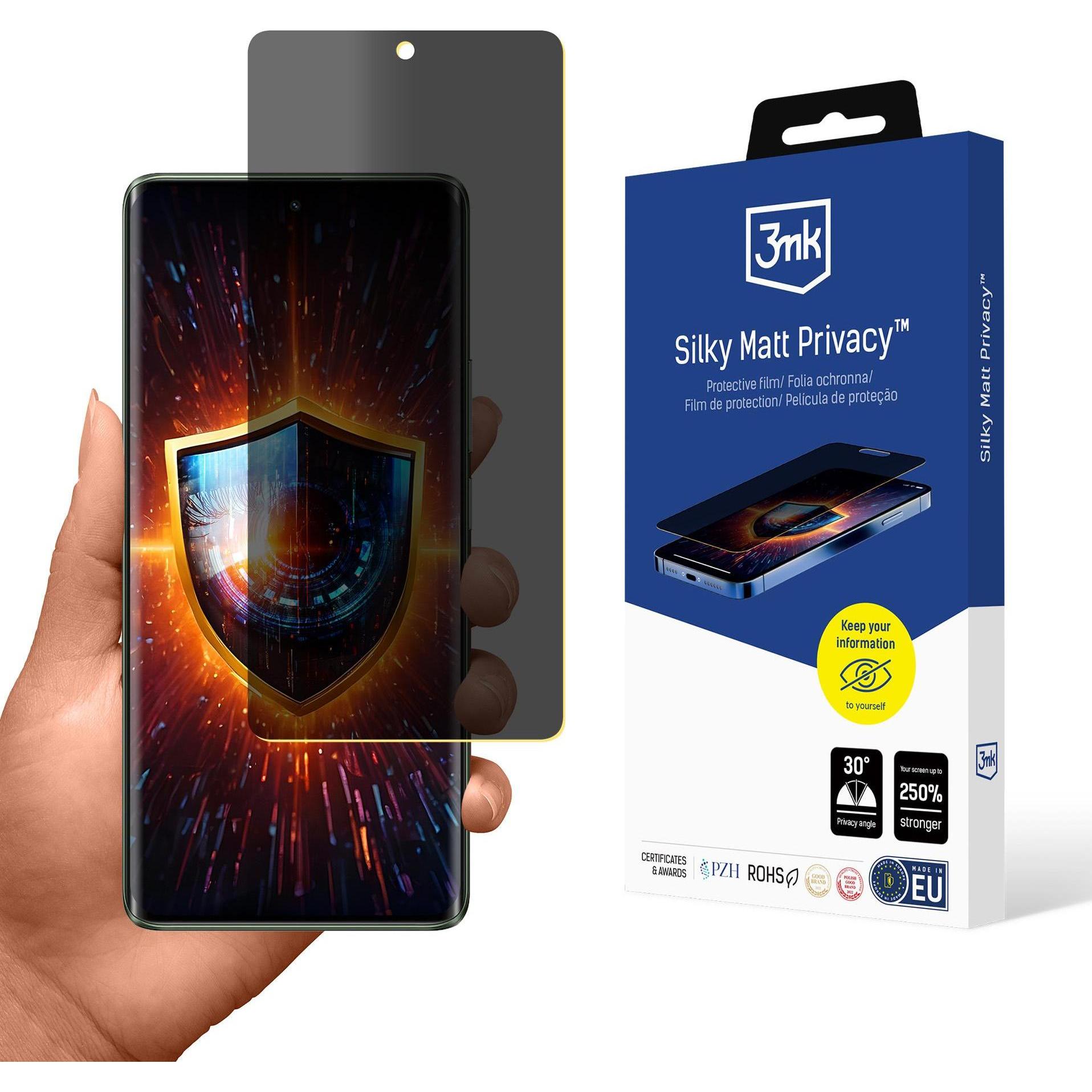 3MK Folia ochronna prywatyzujÄ ca matowa Silky Matt Privacy na Realme 11 Pro+ (Realme 11 Pro+), Pellicola protettiva smartphone
