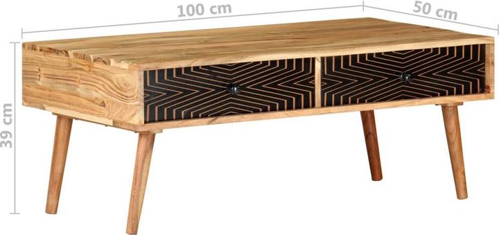 Immagine prodotto vidaXL Couchtisch (100 x 50 x 39 cm)