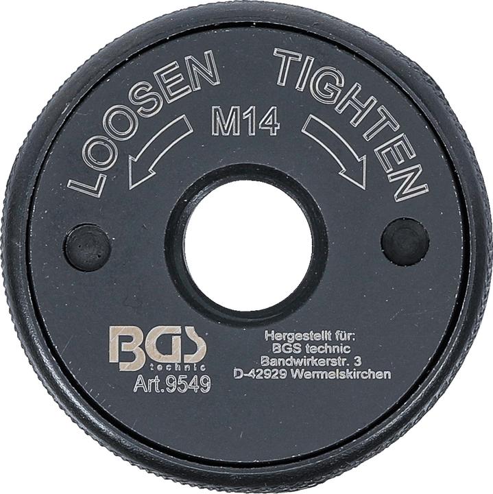Actual product image BGS Quick Release Nut for Angle Grinder M14