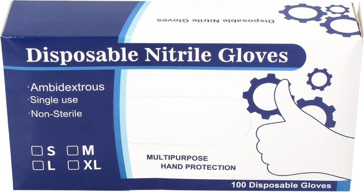 Immagine prodotto Tool Brothers Guanti monouso in nitrile - in dispenser / neri 100 pezzi Taglia S / Small / non sterili (S)