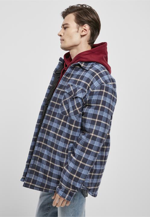Actual product image Urban Classics Plaid Quilted Shirt Jacket (M)