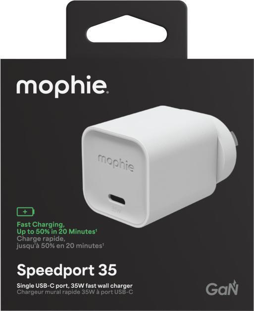 Actual product image Zagg mophie Netzteil GaN 35W 2026 weiss (35 W, 1 portion)