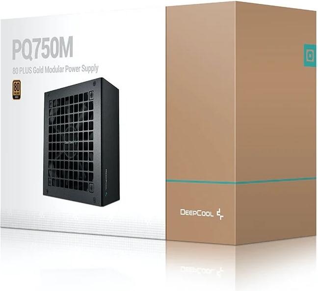 Actual product image Deepcool PQ750M ATX12V V2.4, 750 W, 80 PLUS Gold Certified (750 W)