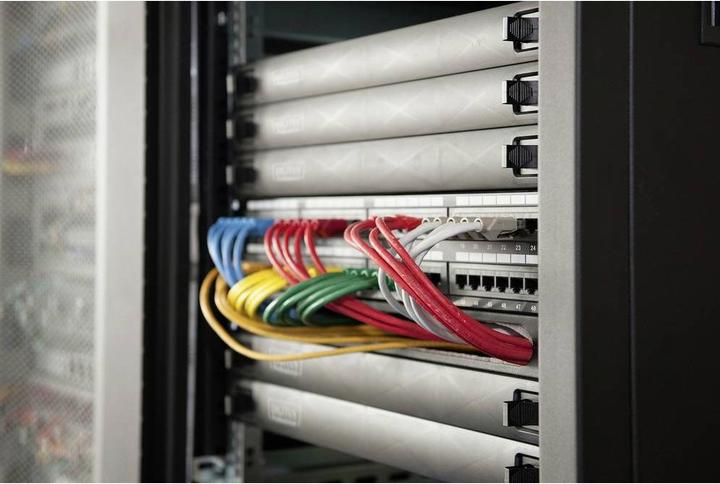 Immagine prodotto Digitus DN-97650 Piastra di copertura cieca da 19 pollici 1U, a scatto, ABS, grigio