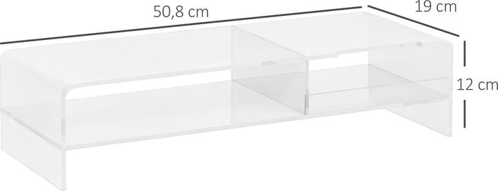 Produktbild Homcom Monitorständer mit Stauraum