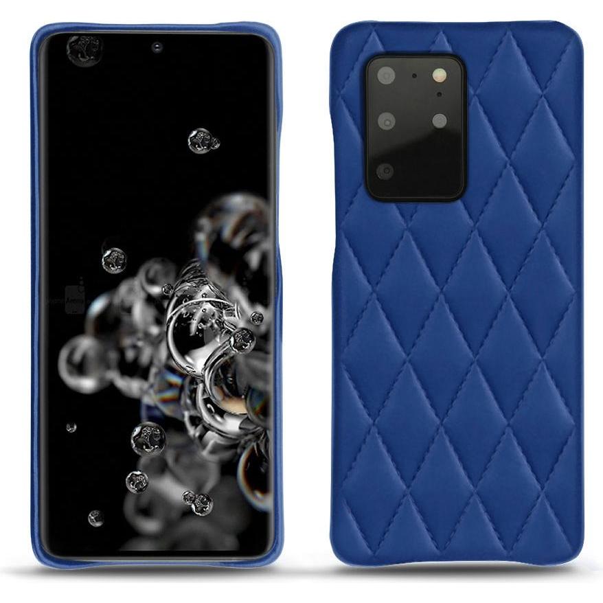 Noreve Lederschutzhülle (Samsung Galaxy S20+ 5G), Smartphone Hülle, Blau