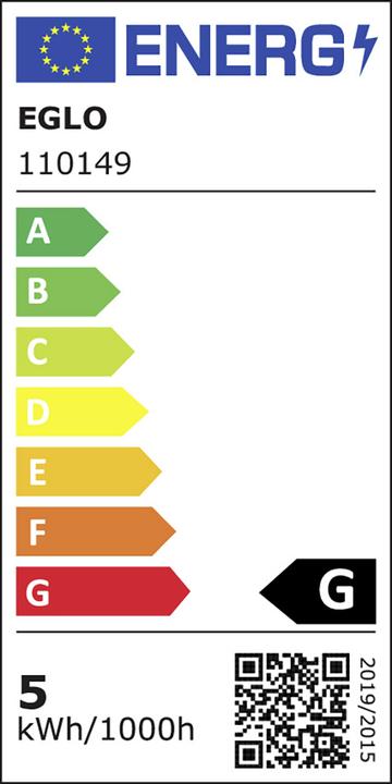Label énergétique EGLO Sources lumineuses (GU10, 345 lm, 1 x)