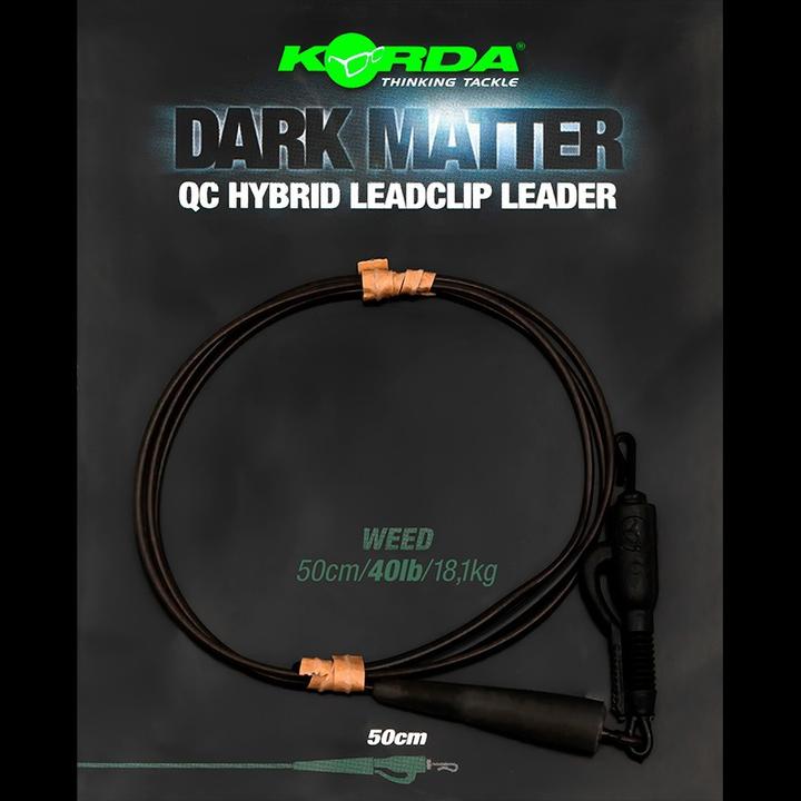 Produktbild Korda hybrid clip dark matter leader qc weed (13.61 kg)