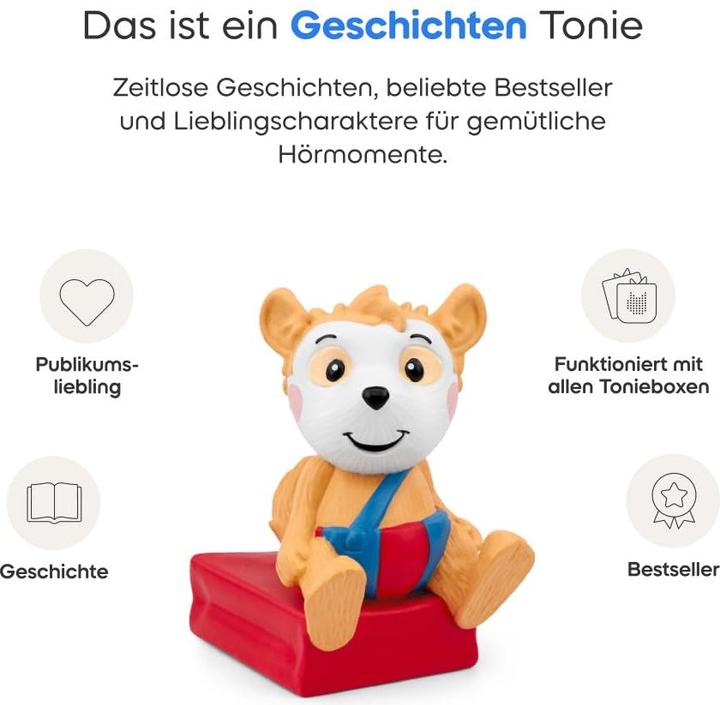 Produktbild Tonies Audiosystem Hörfigur Bobo Siebenschläfer - Bobo auf grosser Reise und weitere Folgen (Deutsch)
