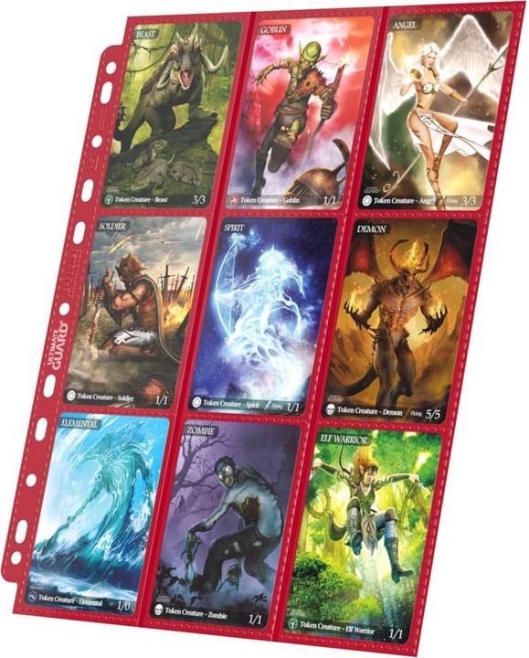Actual product image Ultimate Guard UGD010407 - 18-Pocket Side-Loading Pages (10), rot
