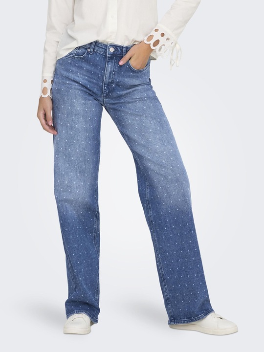Image du produit Only ONLJUICY Hohe Taille Weiter Beinschnitt Jeans Jeans mit weitem Bein (28)