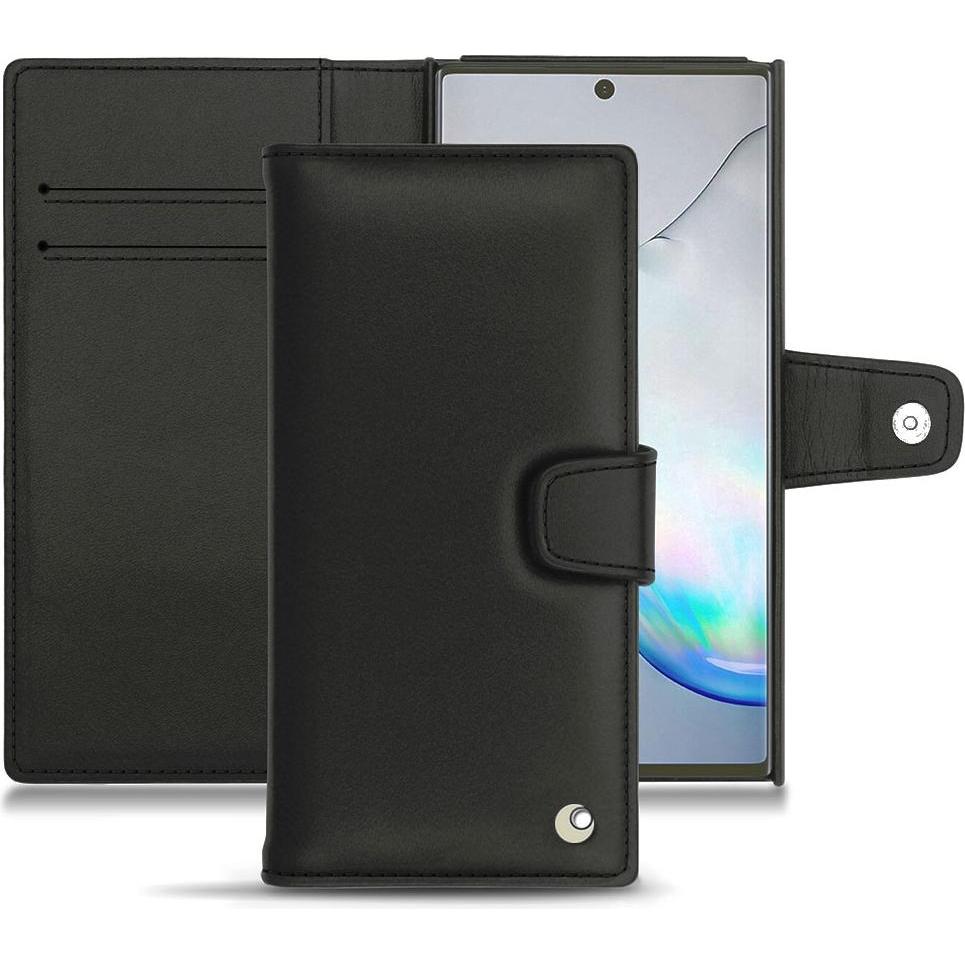 Noreve Lederschutzhülle (Samsung Galaxy Note 10), Smartphone Hülle, Schwarz