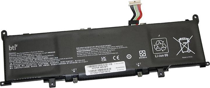 Image du produit Origin Storage BTI N70706-005-, 4840 mAh, 56 Wh, Lithium-Ion (Li-Ion), 11,58 V, Noir, 1 pièce(s) (3 cabines, 4840 mAh)