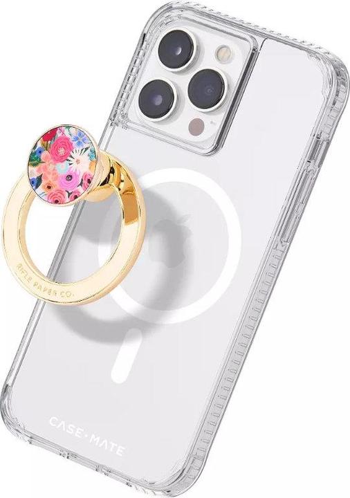 Produktbild Rifle Paper Magnetischer Mini-Griff – MagSafe-Fingerhalter mit Standfunktion (Garden Party Blush)