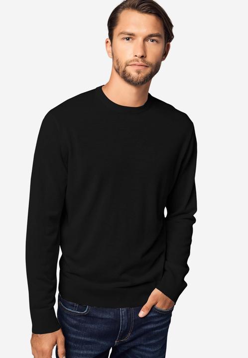 Actual product image Bellemere Pullover Pure Crew Neck Merino Sweater (S)