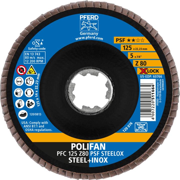 Produktbild Pferd X-LOCK Fächerschleifscheibe Universal-Linie PSF (80)
