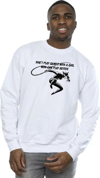 Image du produit - Sweat CATWOMAN DON'T PLAY GAMES - Homme (3XL)