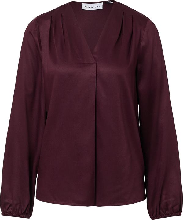 Immagine prodotto Comma Bluse Satinierte Viskose-Bluse mit Faltendetails (32)