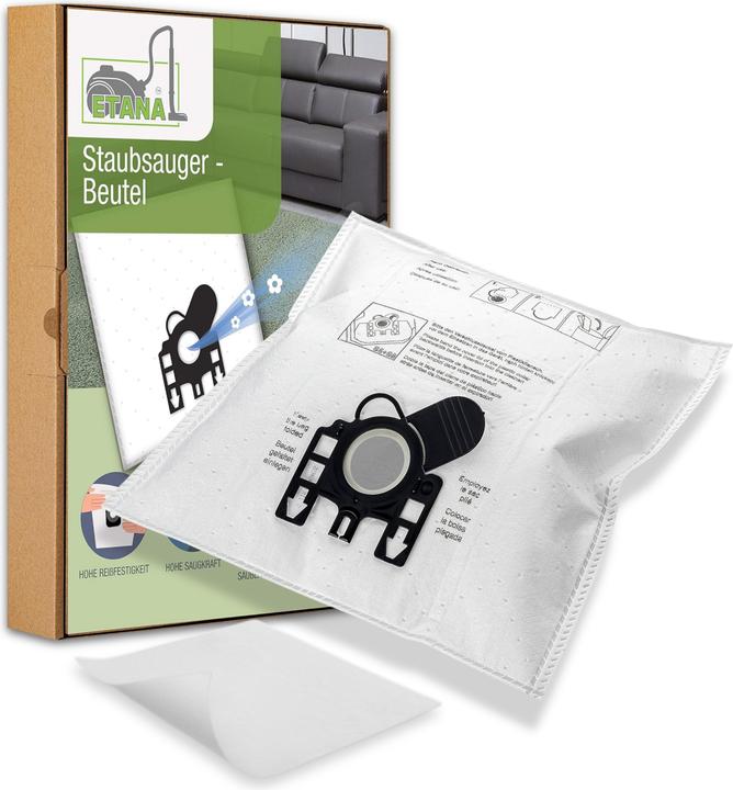 Etana I 10 Staubsaugerbeutel passend für Hoover Telios Plus 2400 Watt I Staubbeutel inkl. 1 Filter (10x)