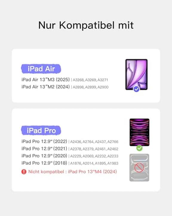 Actual product image Inateck Keyboard iPad 04118 gray (KB04118 gray) (DE, iPad Pro 12.9)