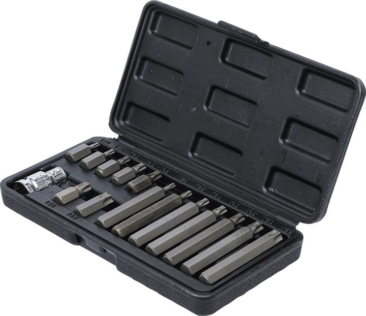 Productafbeelding BGS Bitset | Aandrijving buitenzeskant 10 mm (3/8") | T-profiel (voor Torx) | 15 stuks. (Zeskantbus TX, Zeshoekig)