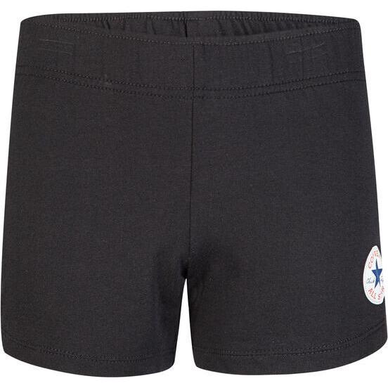 Converse, Mädchen, Shorts, shorts für kinder timels chuck patch, Schwarz, (XXL)