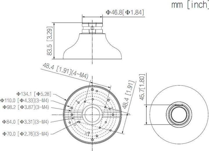 Actual product image Dahua PFA109 (Mounting kit)